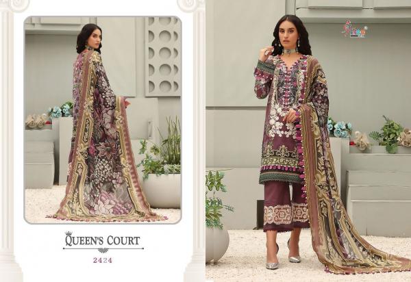 Shree Queens Court 2422 Cotton Designer Pakistani Salwar Suits Collection 